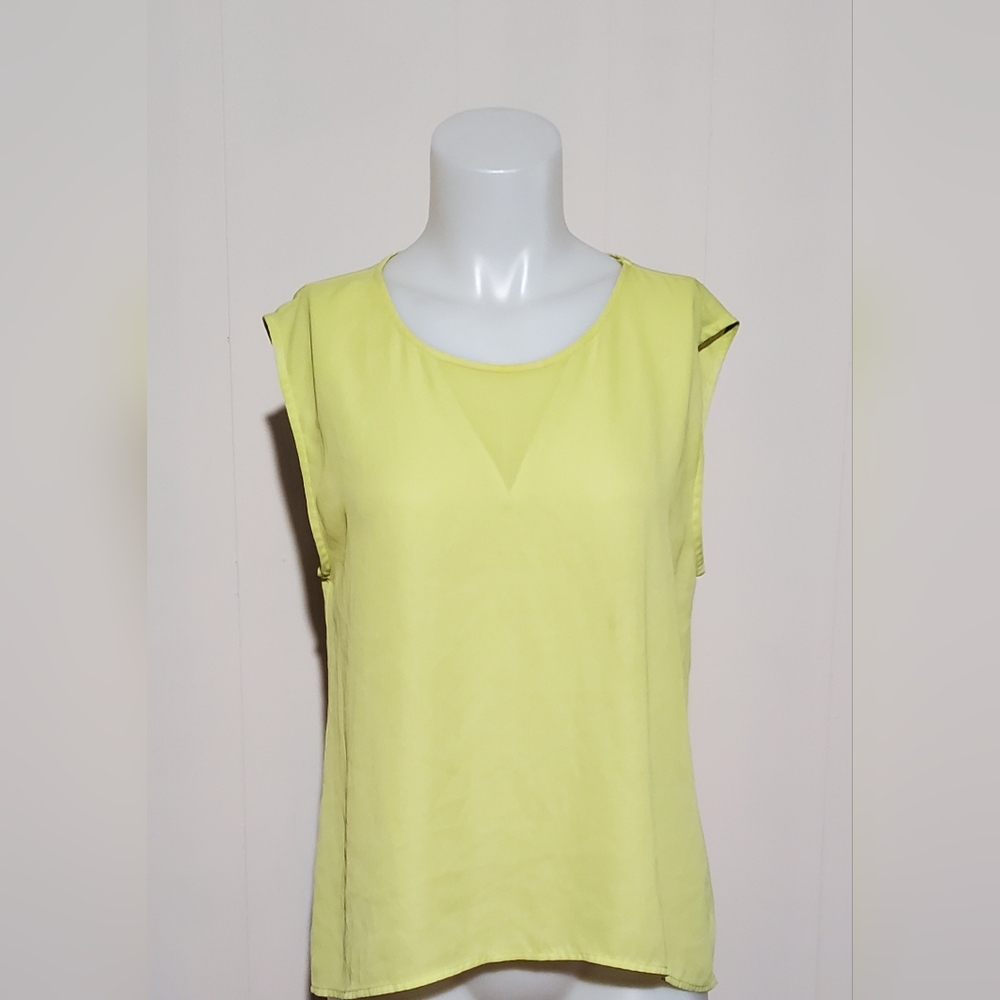 Forever 21 Xxi Yellow Green Sleeveless Tank Top